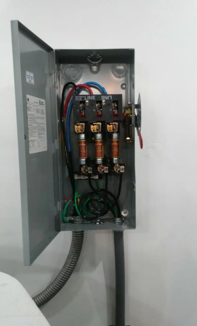 Three-phase disconnect switch installed for Electrical Wiring & Rewiring in London Grove
